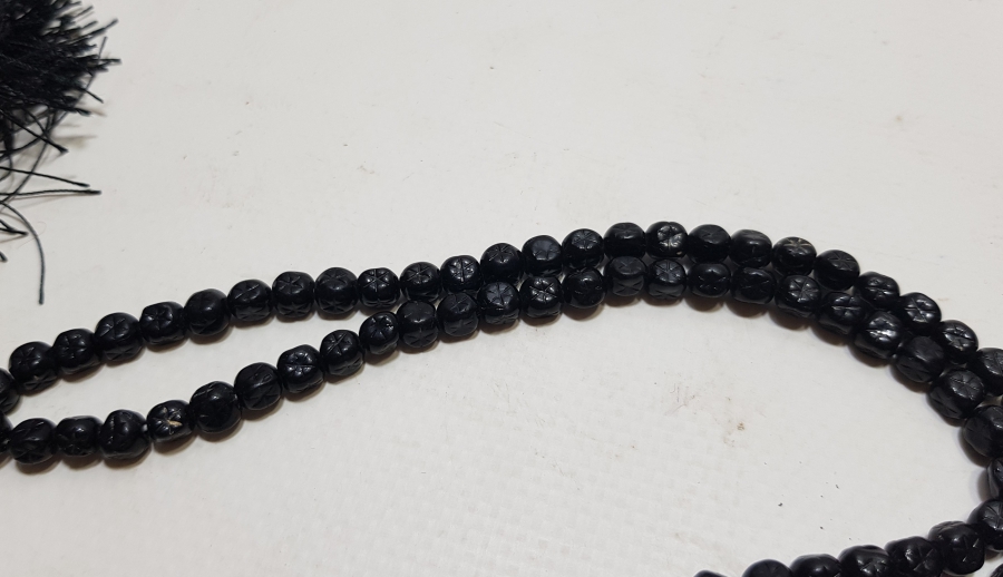 OSMANLI DÖNEMİ NADİR FORMDA BEYKOZ İŞİ YILDIZLI NAMAZ TESPİHİ