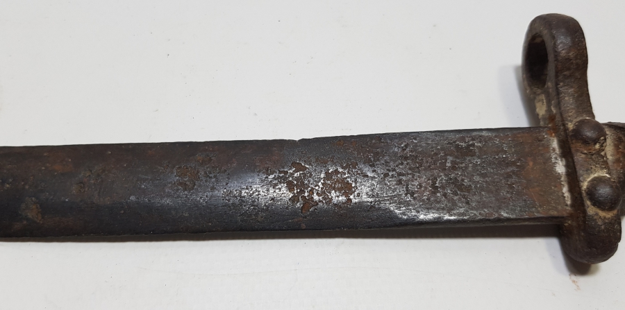 1. DÜNYA SAVAŞI DÖNEMİ NADİR FORMDA İNGİLİZ TOPÇU SÜNGÜSÜ