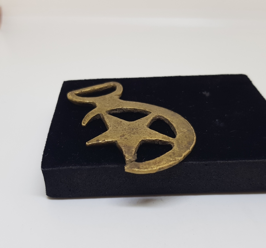 1. DÜNYA SAVAŞI DÖNEMİ AY YILDIZLI SÜVARİ AT GEMİ PARÇASI