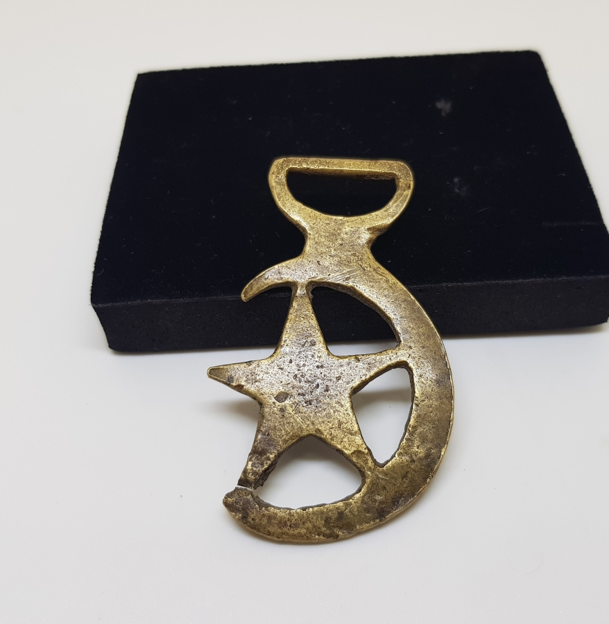 1. DÜNYA SAVAŞI DÖNEMİ AY YILDIZLI SÜVARİ AT GEMİ PARÇASI