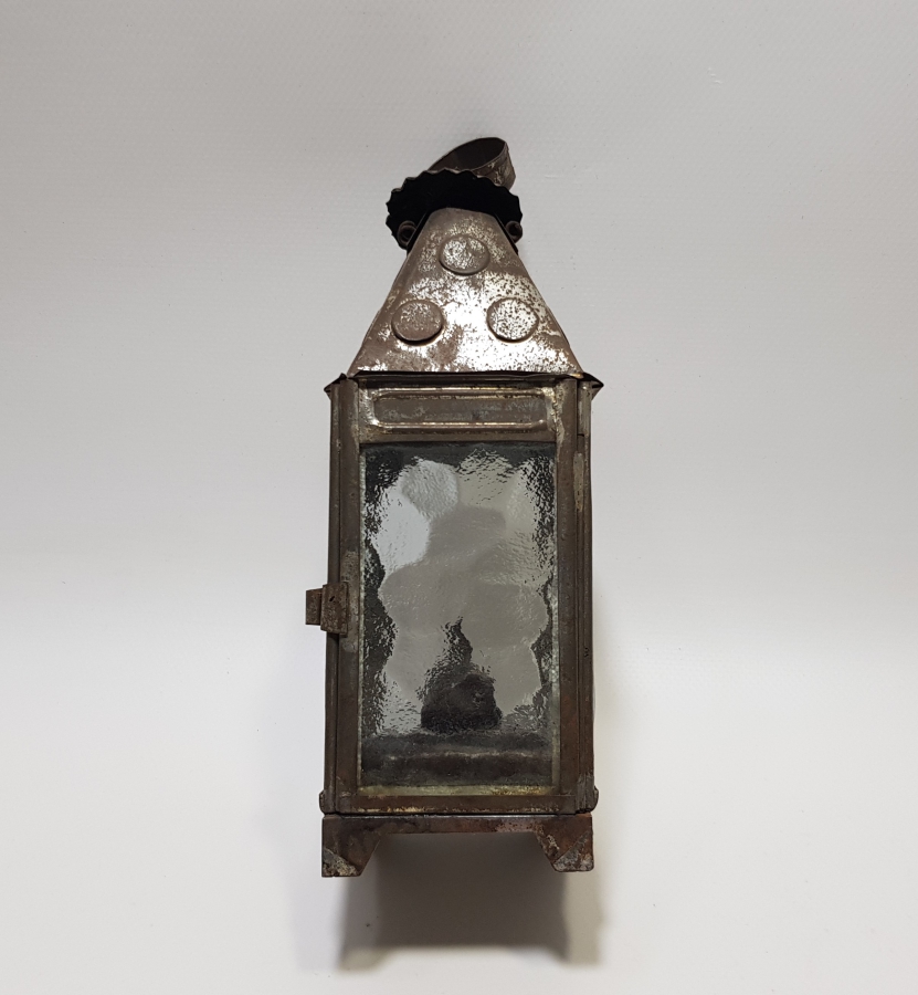 OSMANLI DÖNEMİ EL YAPIMI HAZNELİ EL LAMBASI - EL MUMLUĞU