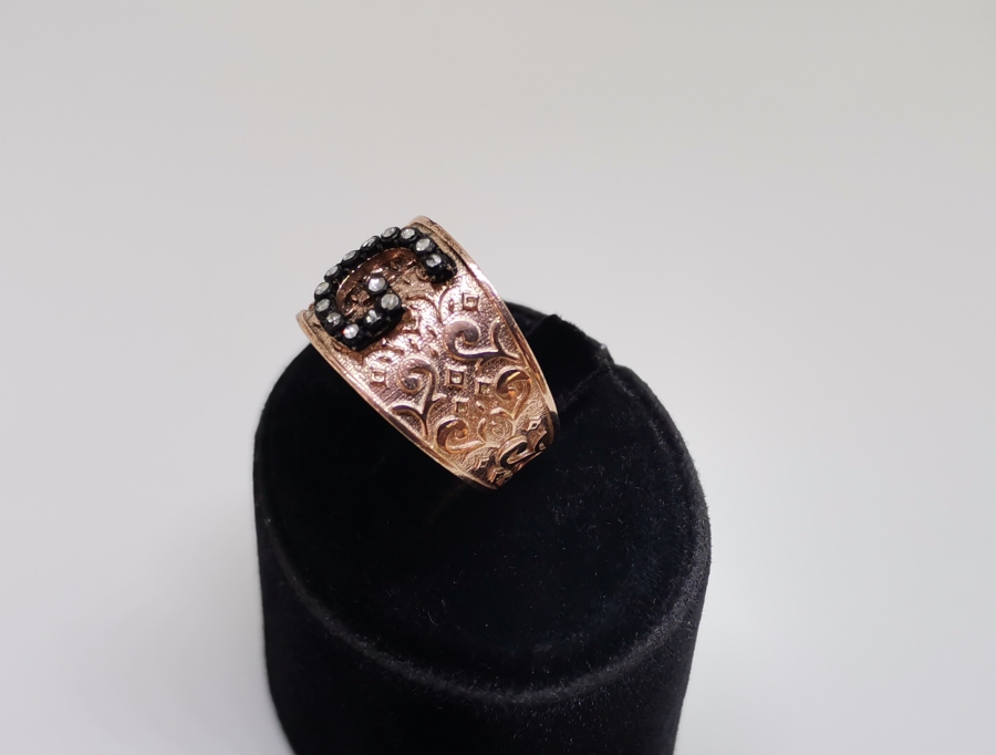 ÜZERİ HARFLİ ELMAS YÜZÜK - 28 HARF MEVCUTTUR - KAZANANA İSTEDİĞİ HARF GÖNDERİLECEKTİR