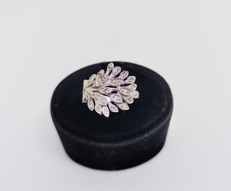 ÇALI MODELİ PIRLANTA TAŞLI YÜZÜK