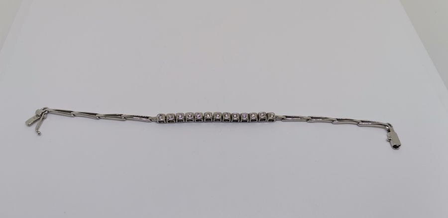 PIRLANTA TAŞLI SU YOLU BİLEKLİK