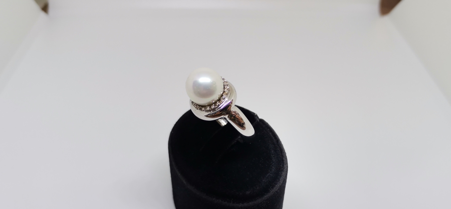 İNCİLİ PIRLANTA YÜZÜK