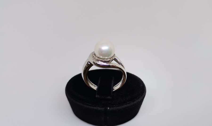 İNCİLİ PIRLANTA YÜZÜK