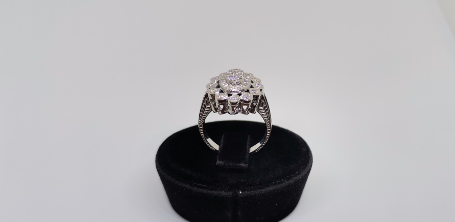 PIRLANTA TAŞLI GÜNEŞ MODEL YÜZÜK