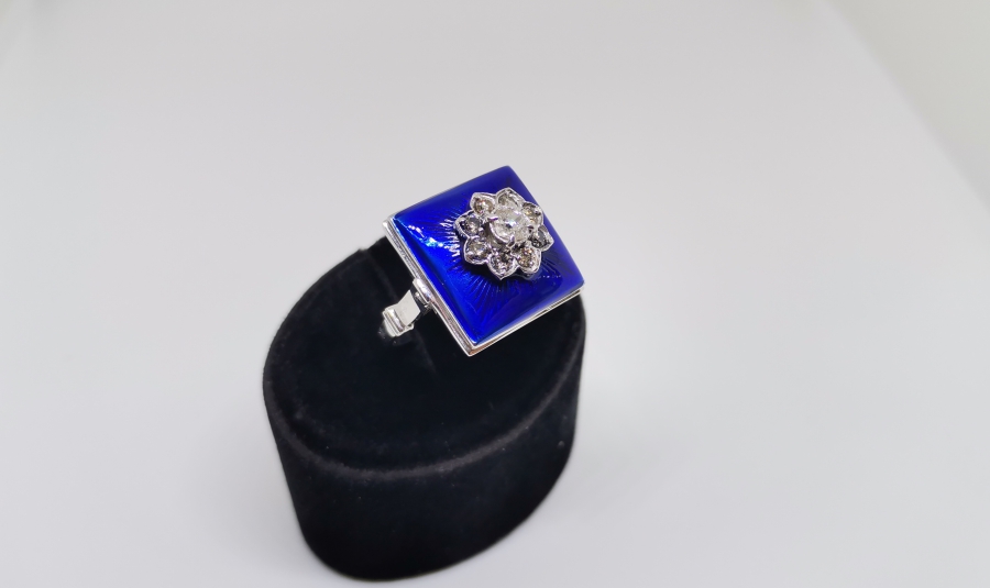 MİNE İŞÇİLİKLİ ÖZEL YAPIM PIRLANTA TAŞLI YÜZÜK