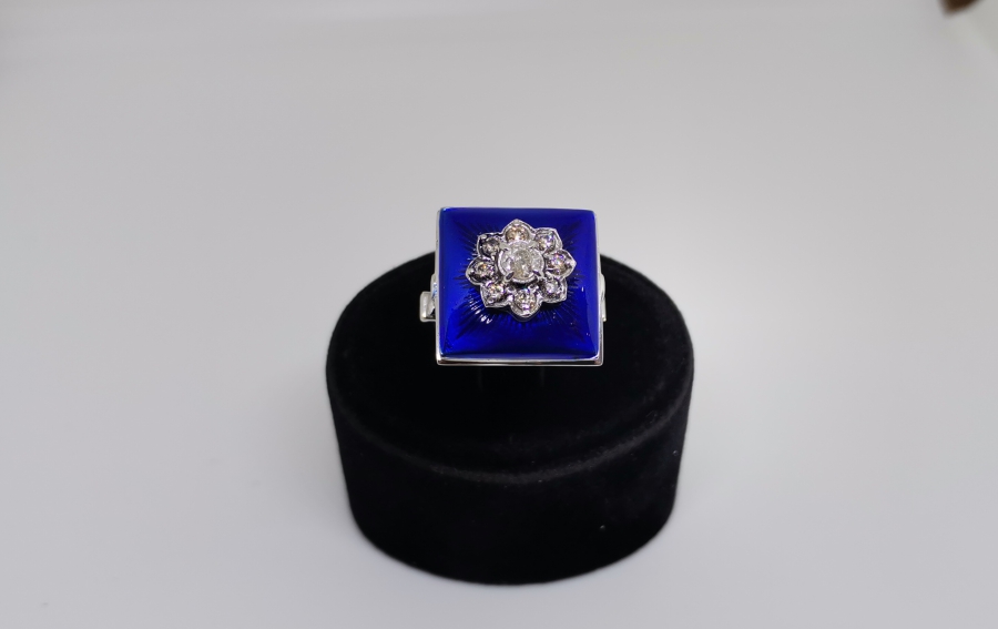 MİNE İŞÇİLİKLİ ÖZEL YAPIM PIRLANTA TAŞLI YÜZÜK