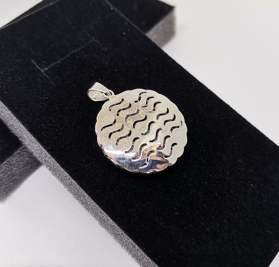 ZÜMRÜT YAKUT VE PIRLANTA TAŞLI KOLYE UCU