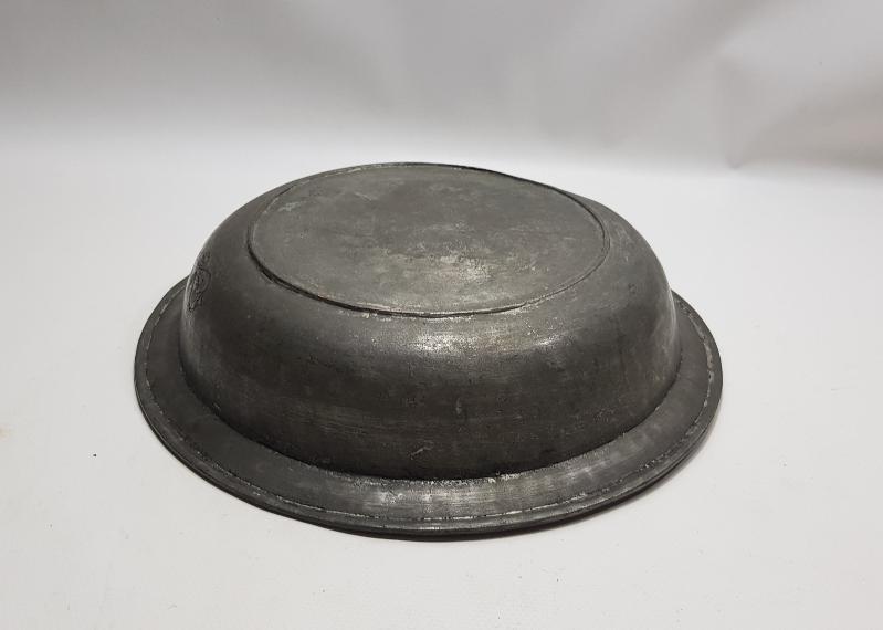 OSMANLI DÖNEMİ "SAHİBİ MUSTAFA BEŞE" YAZILI YENİÇERİ BAKIR TABAK