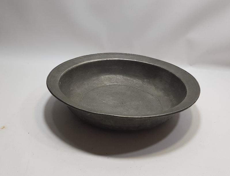 OSMANLI DÖNEMİ "SAHİBİ MUSTAFA BEŞE" YAZILI YENİÇERİ BAKIR TABAK