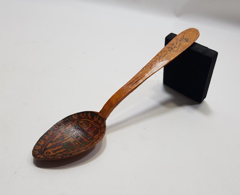 OSMANLICA AFİYET OLSUN EFENDİM YAZILI AHŞAP KAŞIK