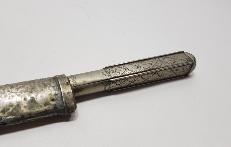 OSMANLI DÖNEMİ GİRİT İŞİ GÜMÜŞ SALDIRMA HANÇER