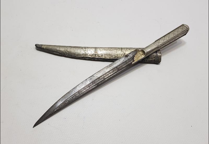 OSMANLI DÖNEMİ GİRİT İŞİ GÜMÜŞ SALDIRMA HANÇER