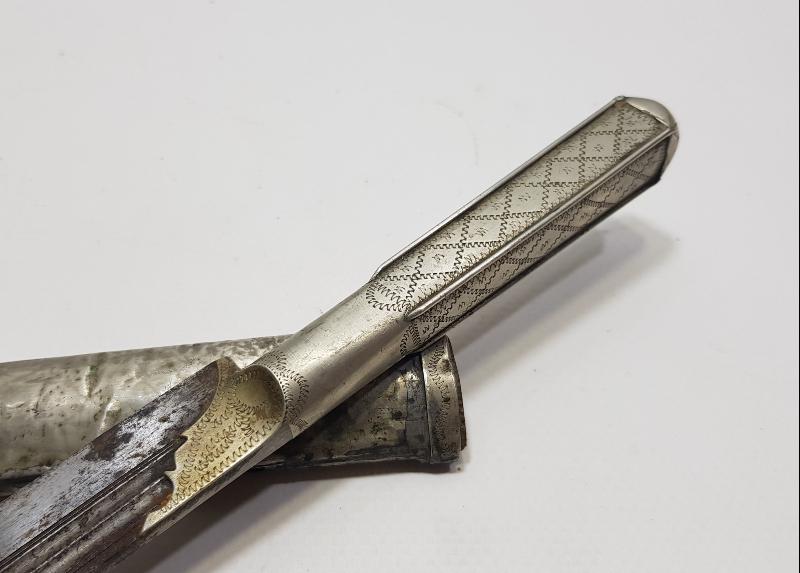 OSMANLI DÖNEMİ GİRİT İŞİ GÜMÜŞ SALDIRMA HANÇER