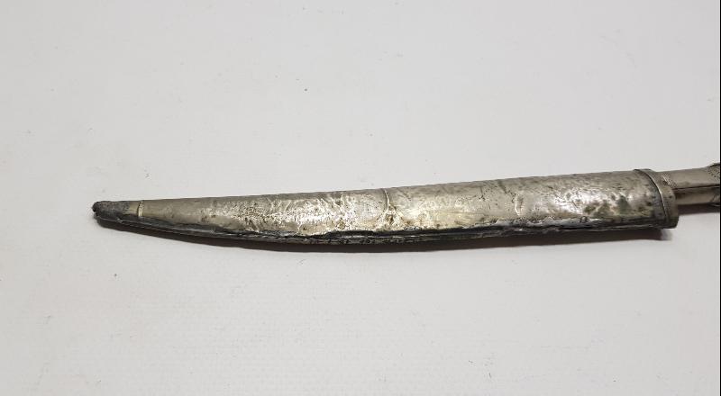 OSMANLI DÖNEMİ GİRİT İŞİ GÜMÜŞ SALDIRMA HANÇER