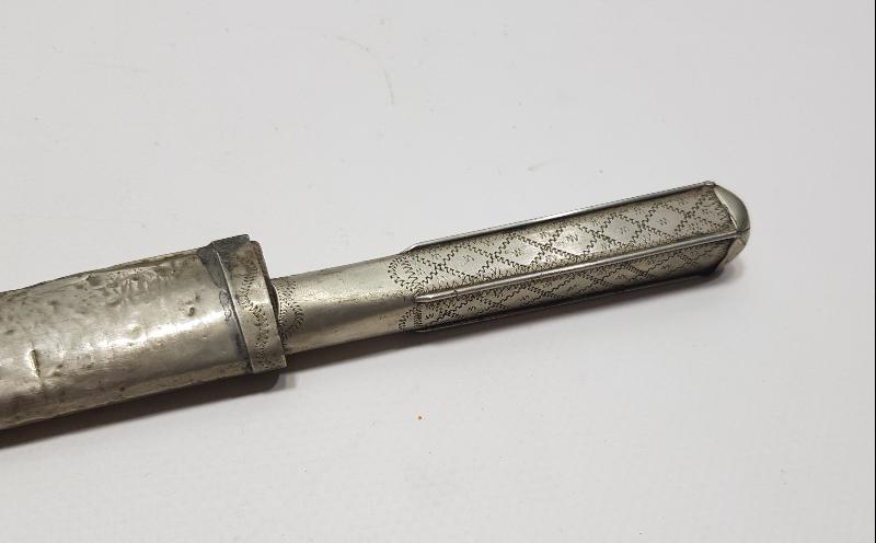 OSMANLI DÖNEMİ GİRİT İŞİ GÜMÜŞ SALDIRMA HANÇER