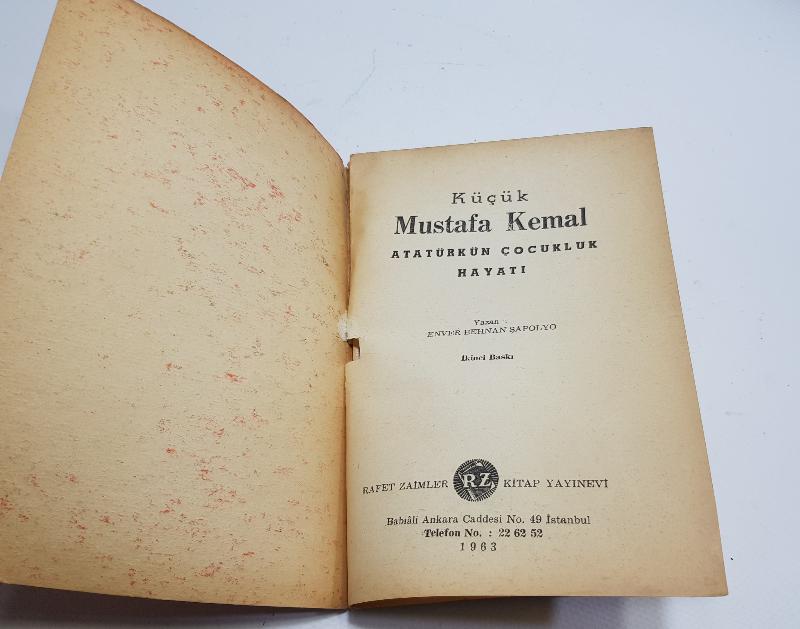 1963 KÜÇÜK MUSTAFA KEMAL KİTABI