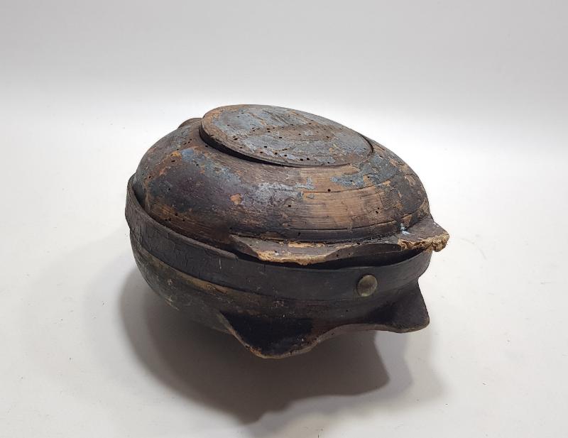 OSMANLI DÖNEMİ AHŞAP MATARA