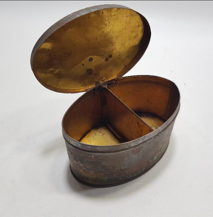 OSMANLI DÖNEMİ METAL KAHVE KUTUSU