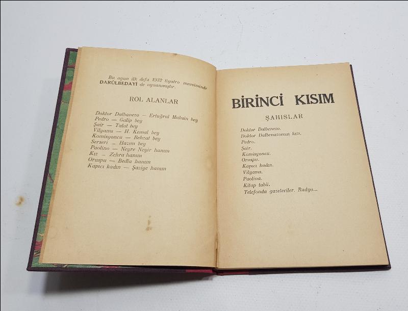 NAZIM HİKMET - KAFA TASI - İLK BASKI KİTAP