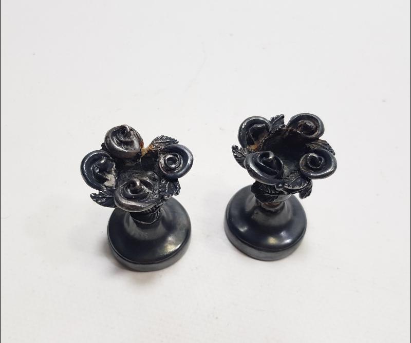 GÜMÜŞ GİYDİRME ÇİFT ŞAMDAN