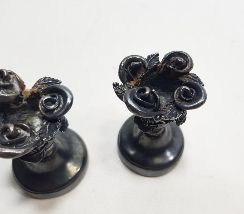 GÜMÜŞ GİYDİRME ÇİFT ŞAMDAN