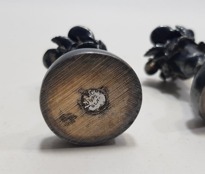 GÜMÜŞ GİYDİRME ÇİFT ŞAMDAN