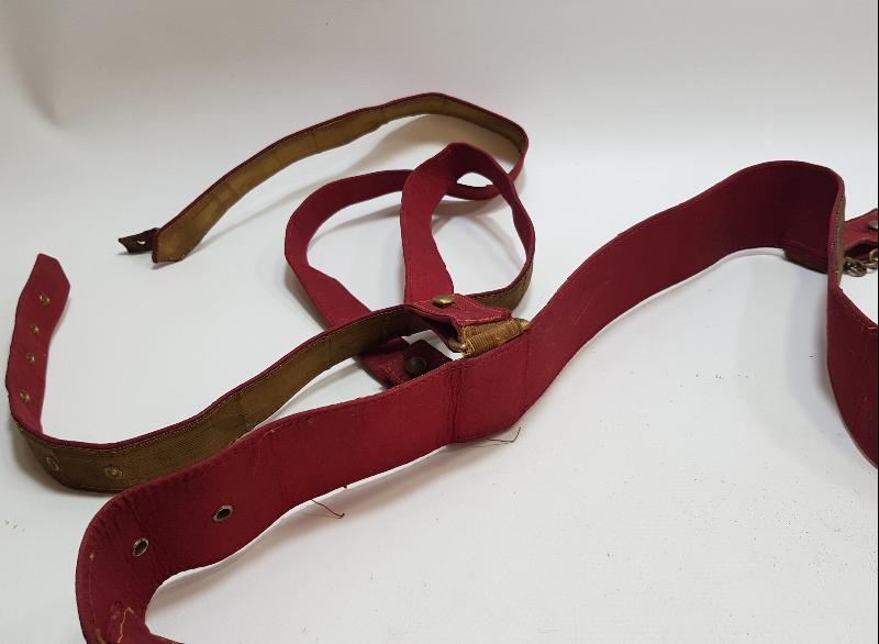 OSMANLI DÖNEMİ ALTIN SIRMA İŞLEMELİ SUBAY KEMERİ