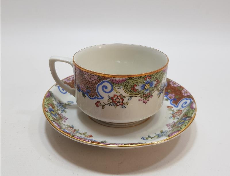 OSMANLICA MOSKOF DAMGALI PORSELEN ÇAY FİNCANI