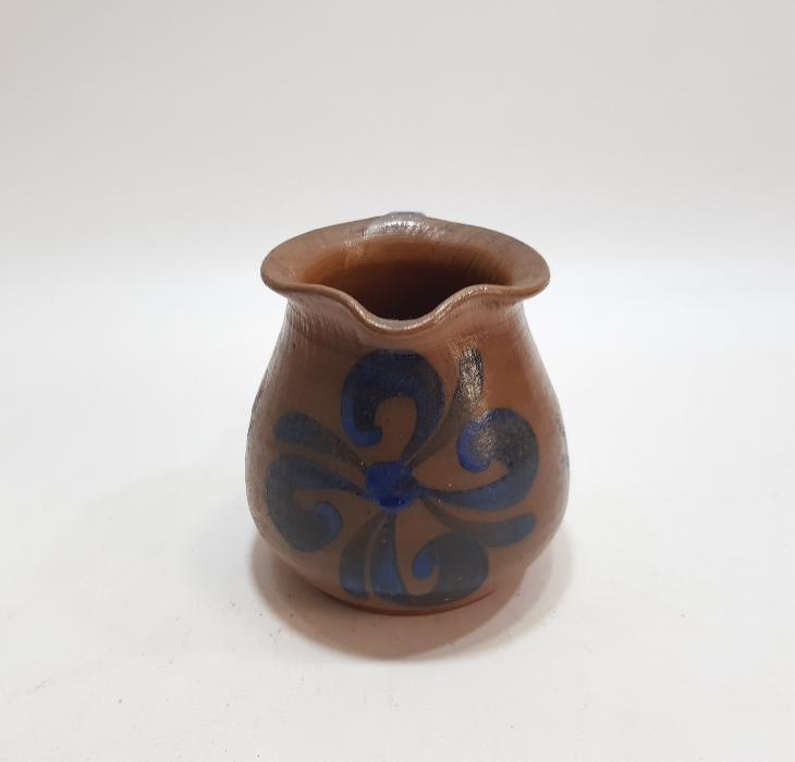 ANTİKA EL BOYAMA SERAMİK SÜTLÜK