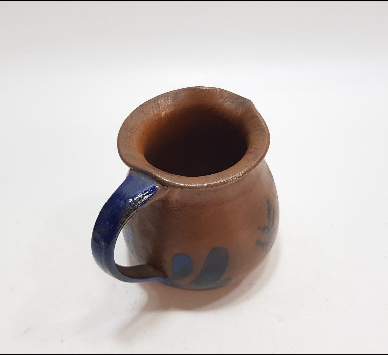 ANTİKA EL BOYAMA SERAMİK SÜTLÜK