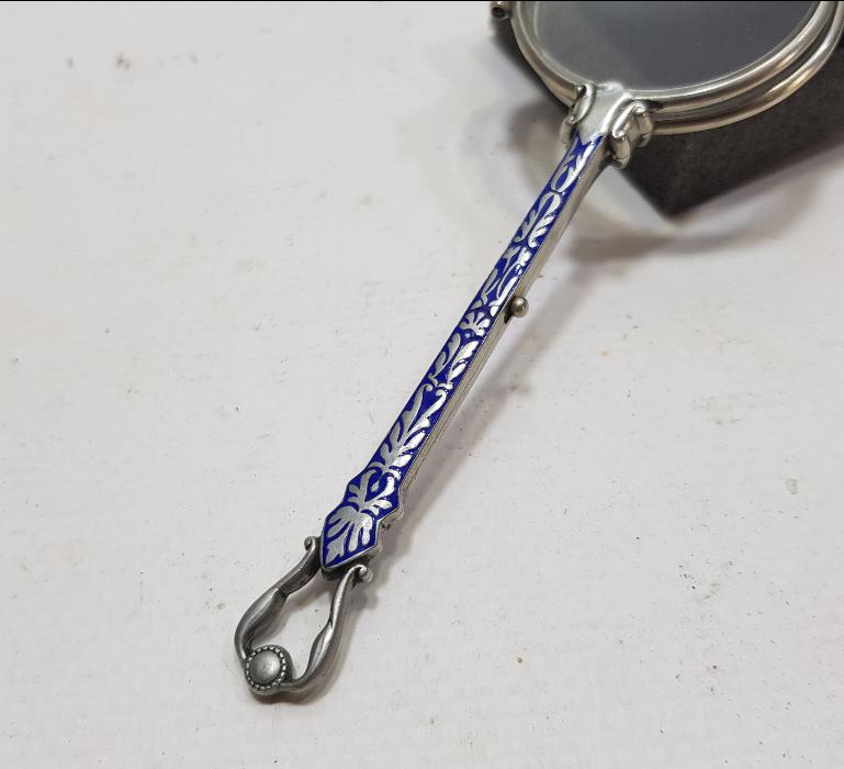 OSMANLI DÖNEMİ MİNELİ GÜMÜŞ OKUMA GÖZLÜĞÜ - OPERA GÖZLÜĞÜ