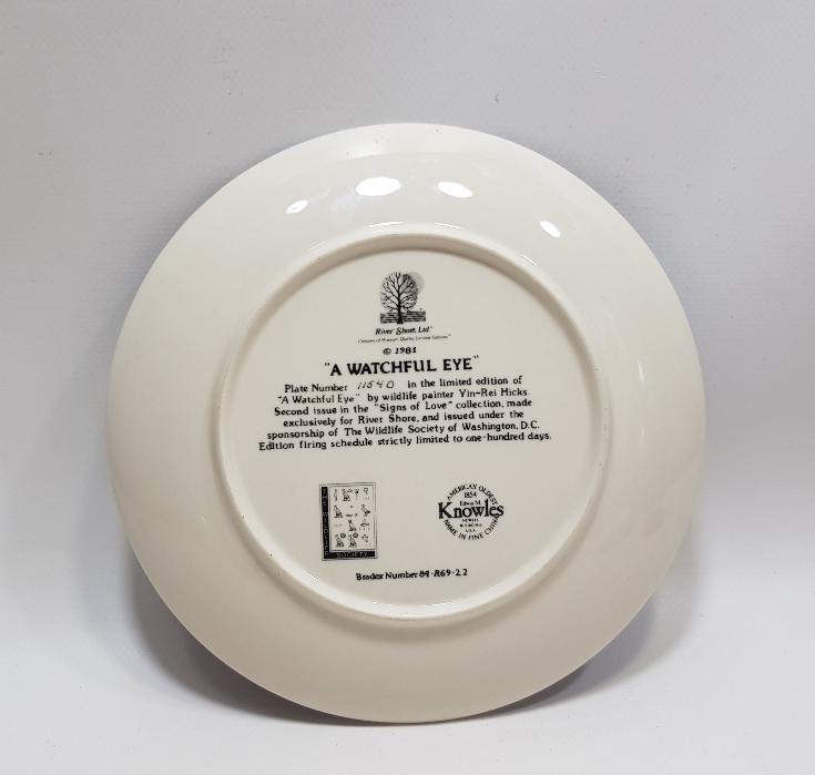 ASLAN GÖRSELLİ PORSELEN TABAK