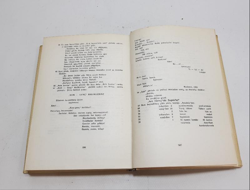 NADİR KİTAP: 1968 SOFYA BASKI NAZIM HİKMET BÜTÜN ESERLERİ - CİLT 2