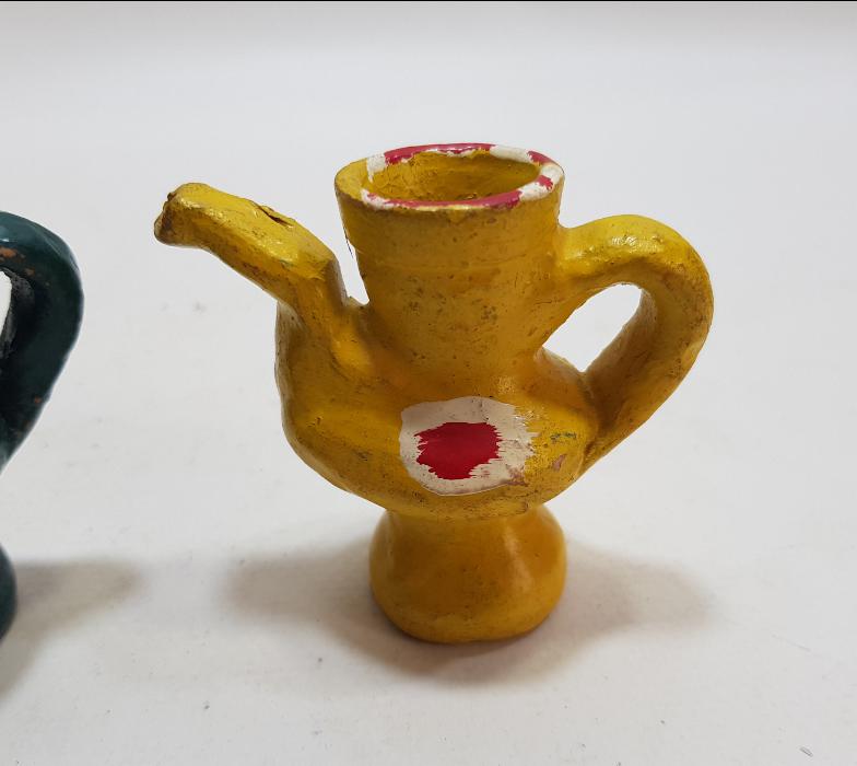 EL BOYAMA ANTİKA OYUNCAK TOPRAK DÜDÜK LOTU