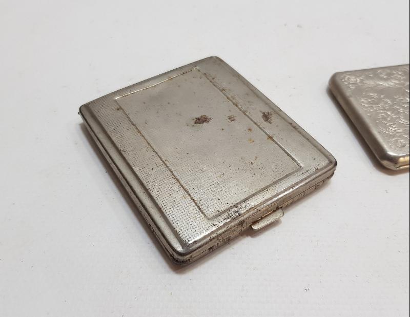 İKİ ADET ANTİKA SİGARA TABAKASI