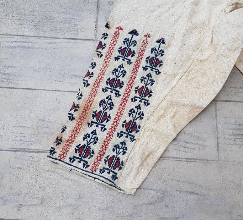 OSMANLI DÖNEMİ ÜZERİ EL İŞLEMELİ KADIN ŞALVARI