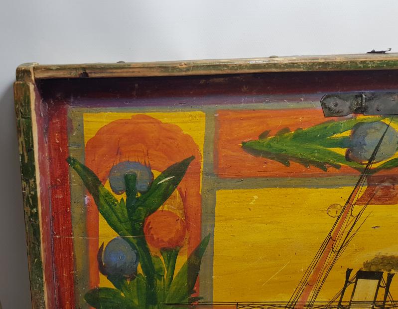 OSMANLI DÖNEMİ GEMİLİ SANDIK KAPAĞI