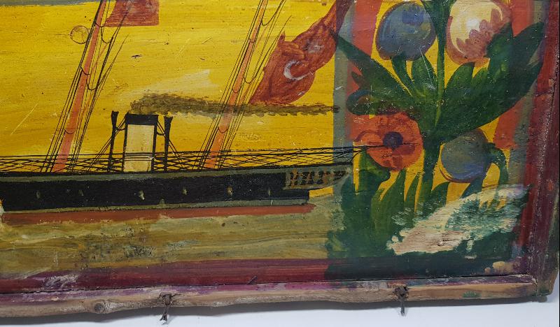 OSMANLI DÖNEMİ GEMİLİ SANDIK KAPAĞI