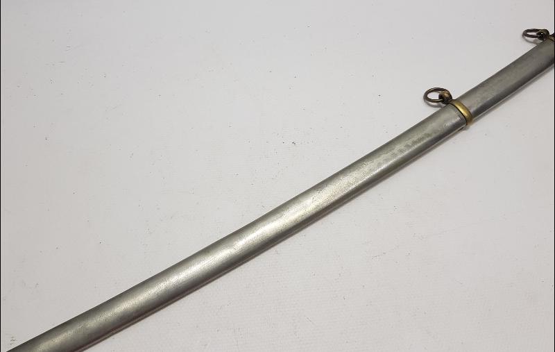 OSMANLI DÖNEMİ TOPÇU AMBLEMLİ ERMENİ USTA YAPIMI NADİR OSMANLI SUBAY KILICI