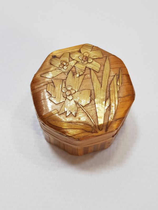 OSMANLI DÖNEMİ SAMAN İŞİ TESPİH KUTUSU