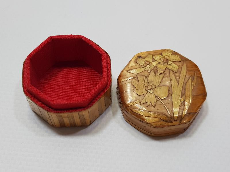 OSMANLI DÖNEMİ SAMAN İŞİ TESPİH KUTUSU