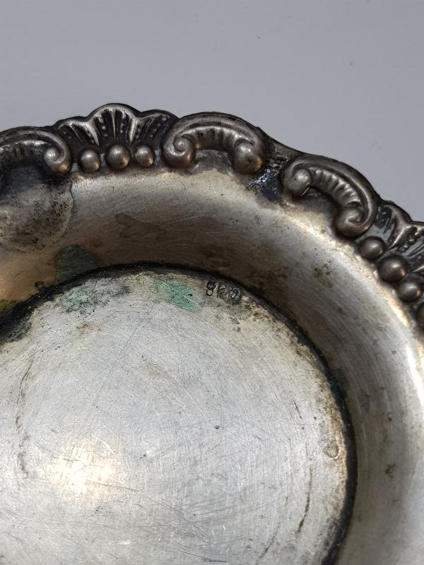 ANTİKA GÜMÜŞ ÇAY TABAĞI