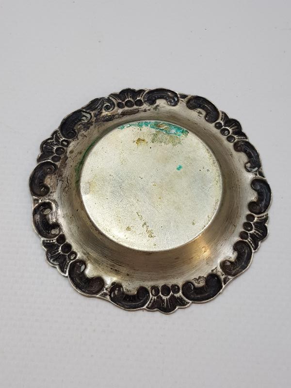 ANTİKA GÜMÜŞ ÇAY TABAĞI