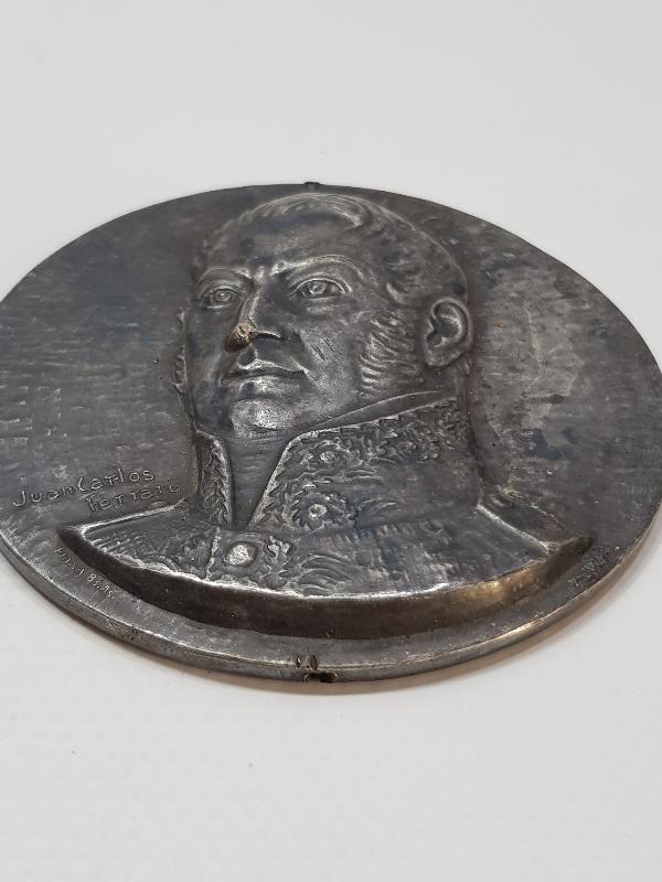 ARJANTİN - ŞİLİ VE PERU'NUN DEVRİMCİ LİDERİ JOSE DE SAN MARTİN TEMALI DEV BOY MADALYA