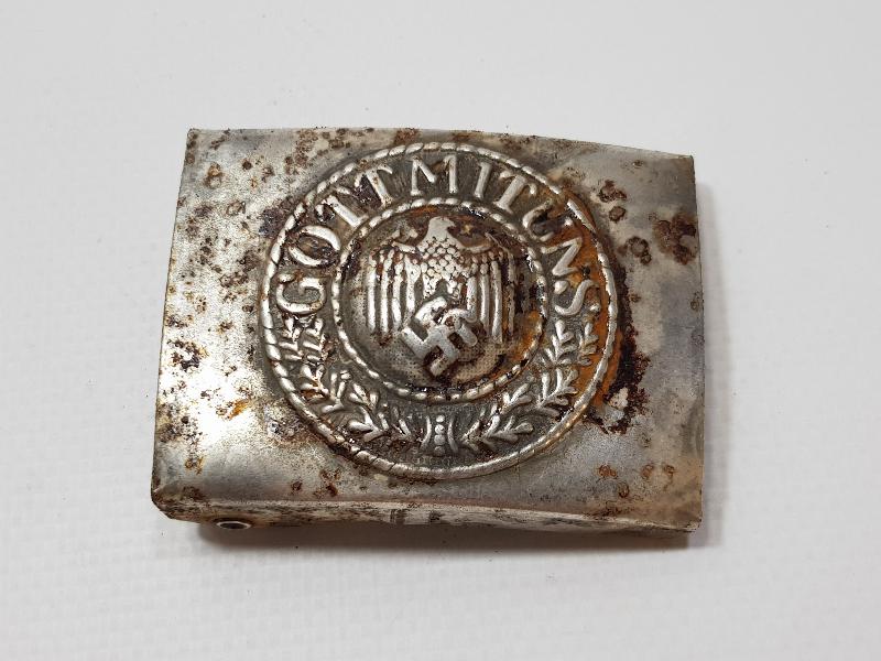 2. DÜNYA SAVAŞI DÖNEMİ ALMAN NAZİ KEMER TOKASI