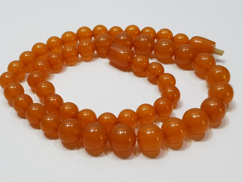 ANTİKA KEHRİBAR KOLYE - GERDANLIK