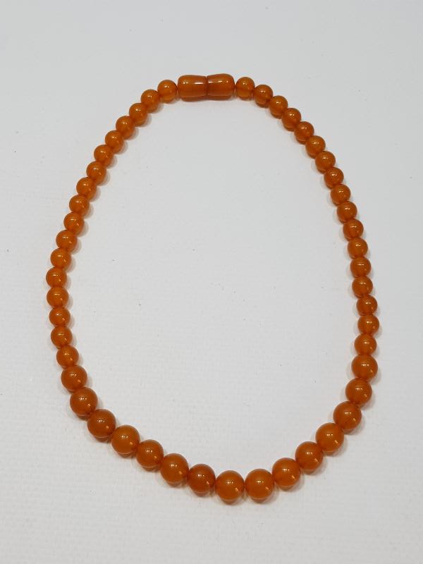 ANTİKA KEHRİBAR KOLYE - GERDANLIK